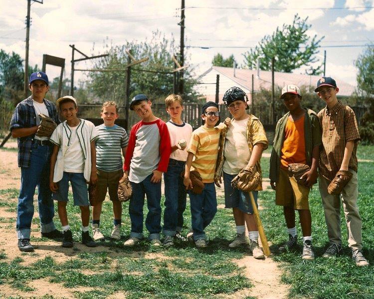 SANDLOT Cast Movie Glossy 8 x 10 Photo Poster painting Poster Baseball Classic Man Cave Smalls