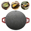 Smokeless Electric BBQ Grill Baking Trays with Handles Removable Grilling Plate 12/14/16in Round Nonstick Cooking Griddle Pan for Steaks Burgers Pancakes