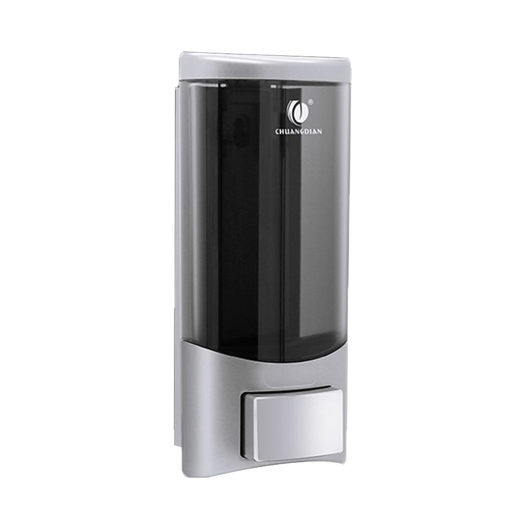 

300ml Press Wall-mounted Manual Liquid Soap Dispensers Box (1023B Silver), 501 Original