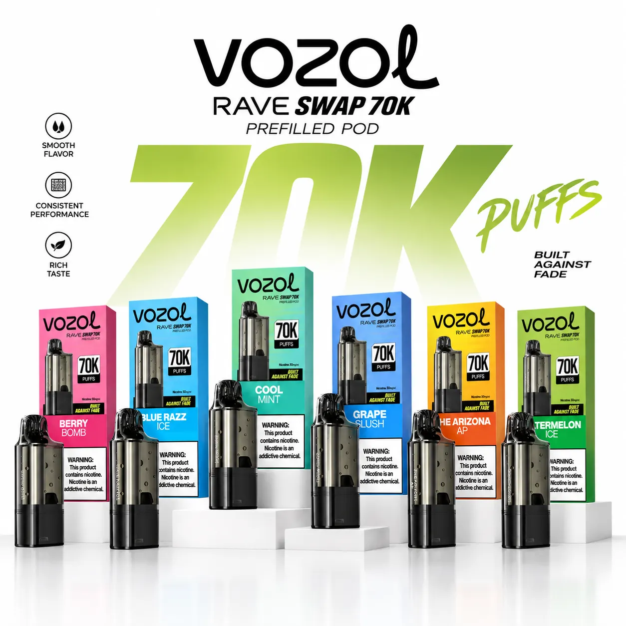 VOZOL SWAP 70K Replacement Pod(5%,70000 puffs)