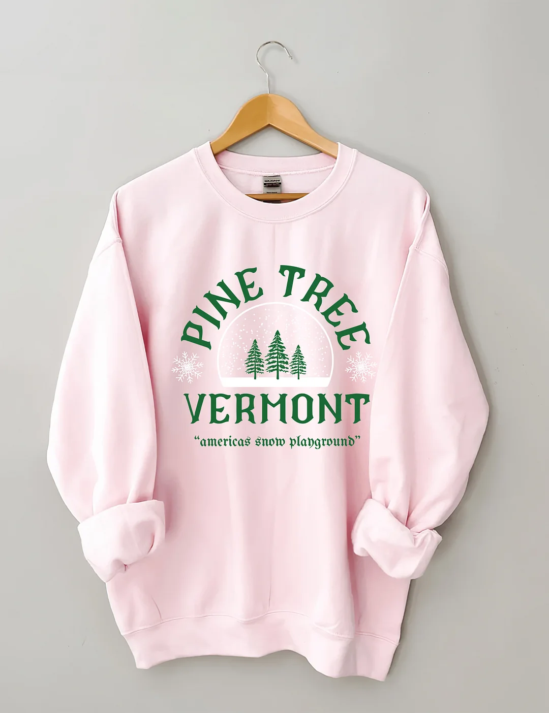 Pine Tree Vermont Christmas Sweatshirt