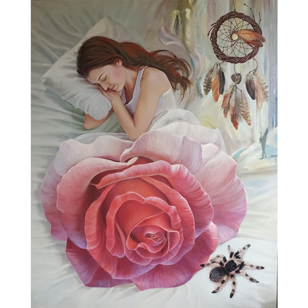 

40*50CM - Paint By Numbers - Flower Man, 501 Original