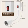 🔥Douille de lampe de salle de bain haute puissance avec interrupteur