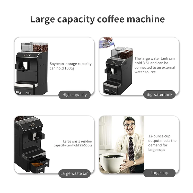 Mcilpoog WS-203 Super-automatic Coffee Machine With Smart Touch