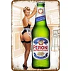 Peroni Beer Girl - Metal Tin Signs(8*12Inch/12*16Inch) - Bar
