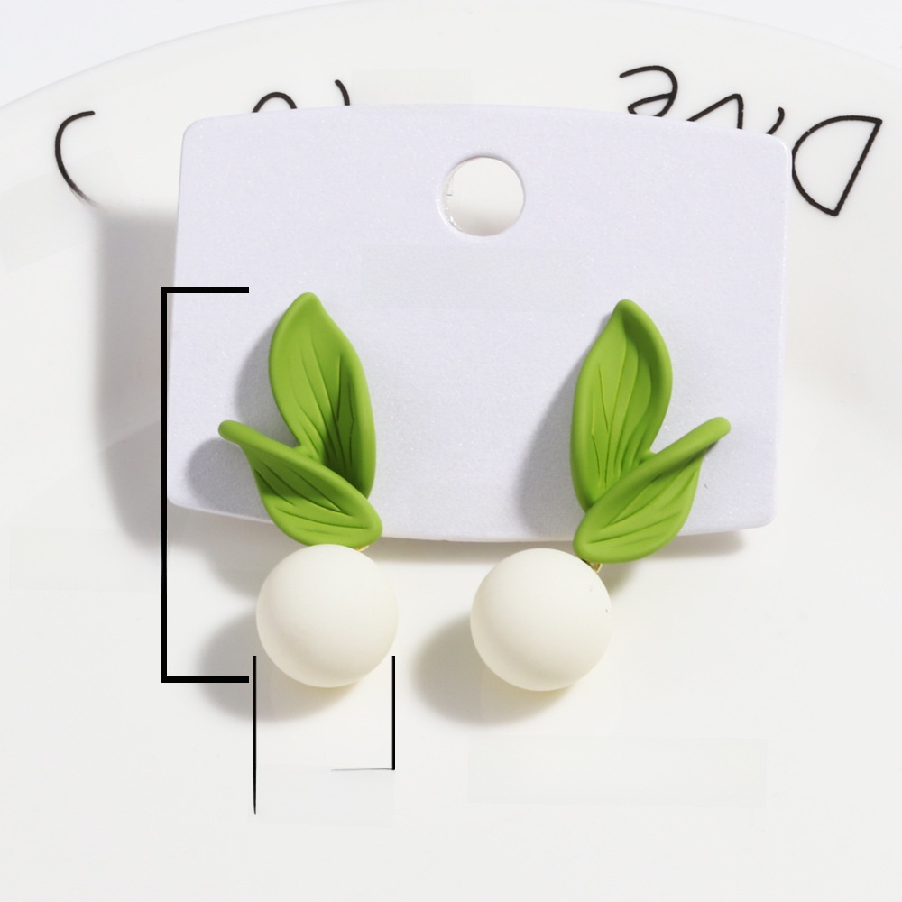 Moderate Luxury Irregular Circle Geometric Plastic Stud Earrings