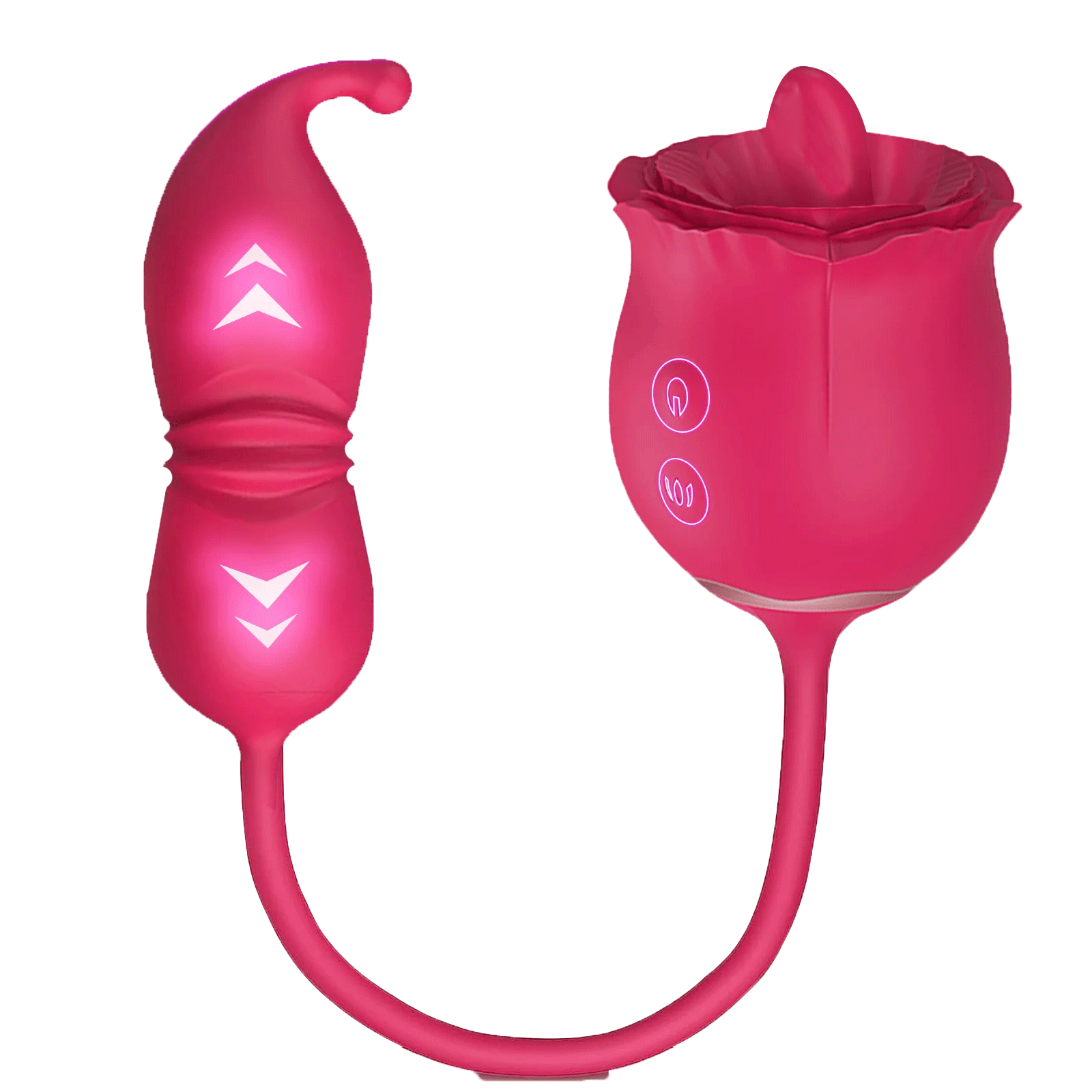 Subscriber Exclusive &mdash; 3 In 1 Rose Tongue Licking Thrusting Vibrator By Rose Toy