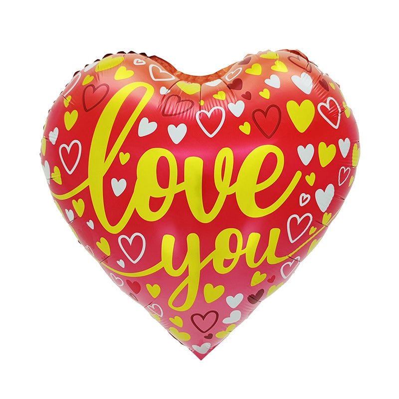 Vacation Minimalist Heart Shape Aluminum Film Travel Daily Balloons