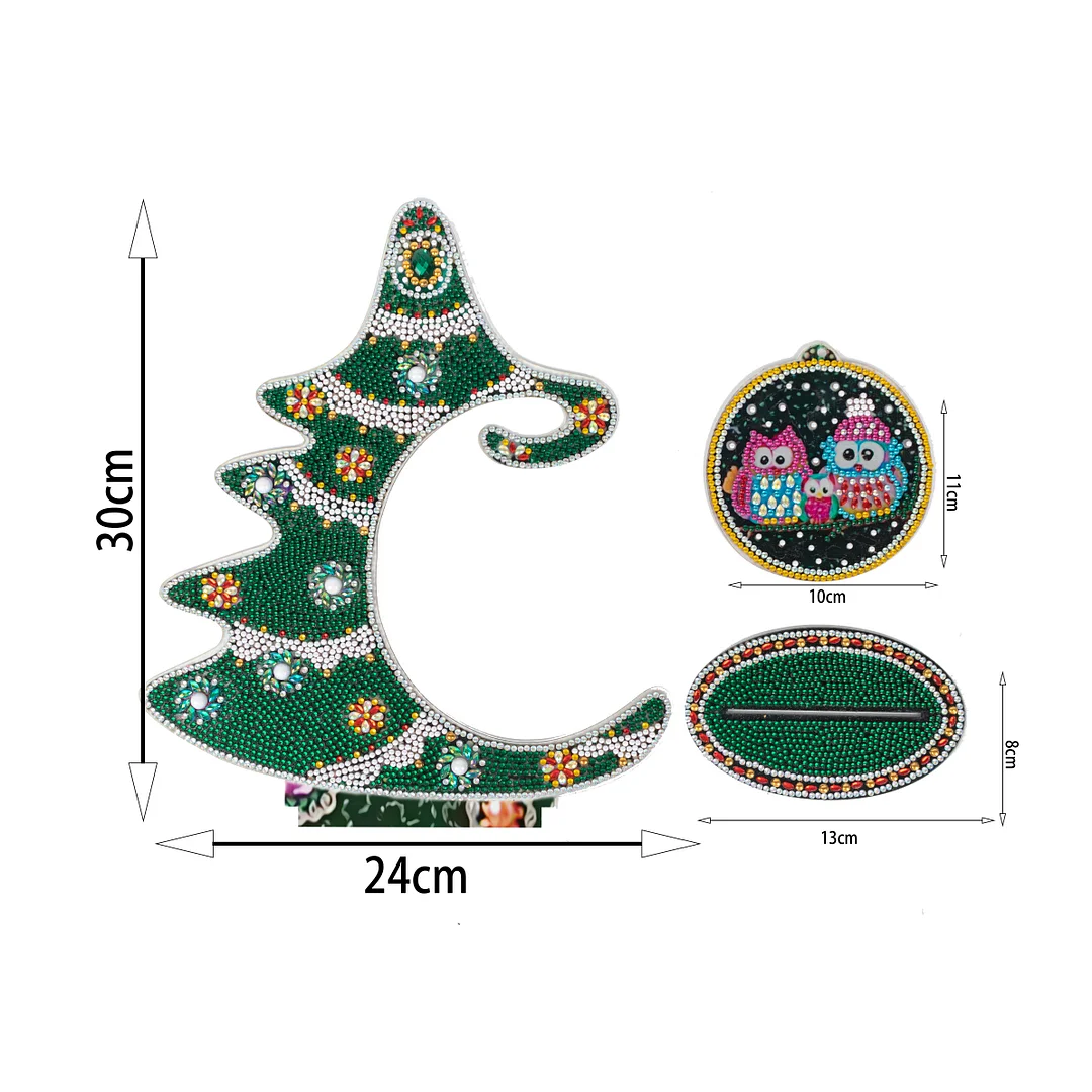 DIY Diamond Painting Christmas Tree Crystal Art Ornaments