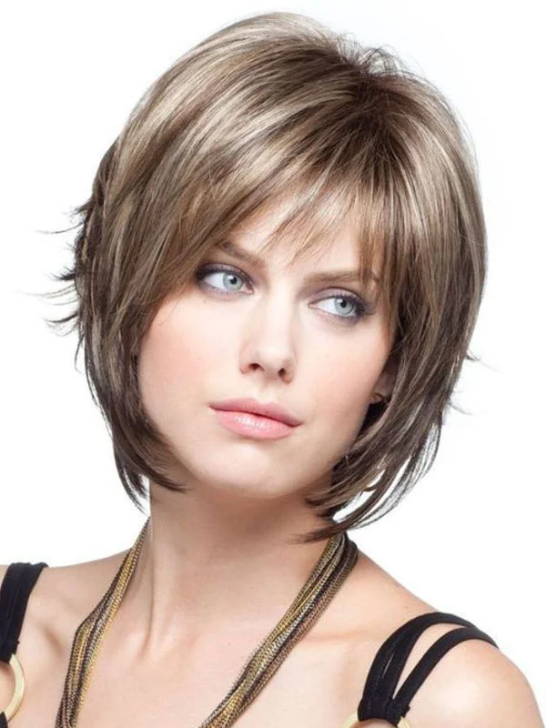 Gradient personality daily women's wig