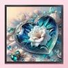 Hearts And Flowers-11CT Stamped Cross Stitch 40*40cm/15.75*15.75in