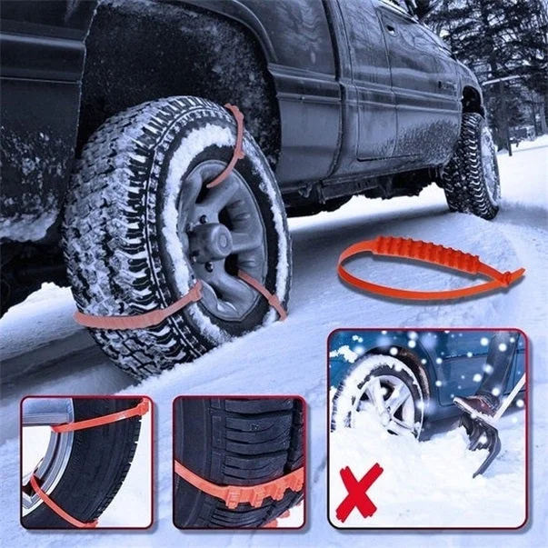 Reusable Anti Snow Chains Of Car