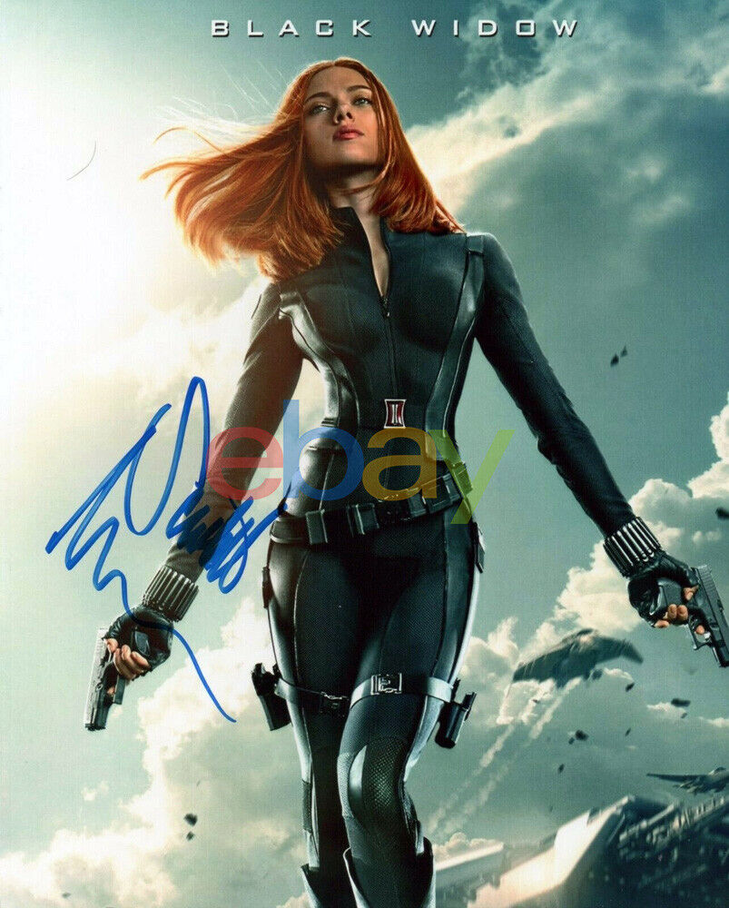 Scarlett Johansson signed 8 x 10 Photo Poster painting reprint  1