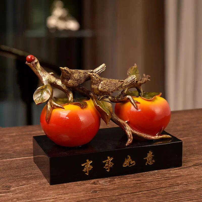 Persimmon Fengshui Lucky Decoration 