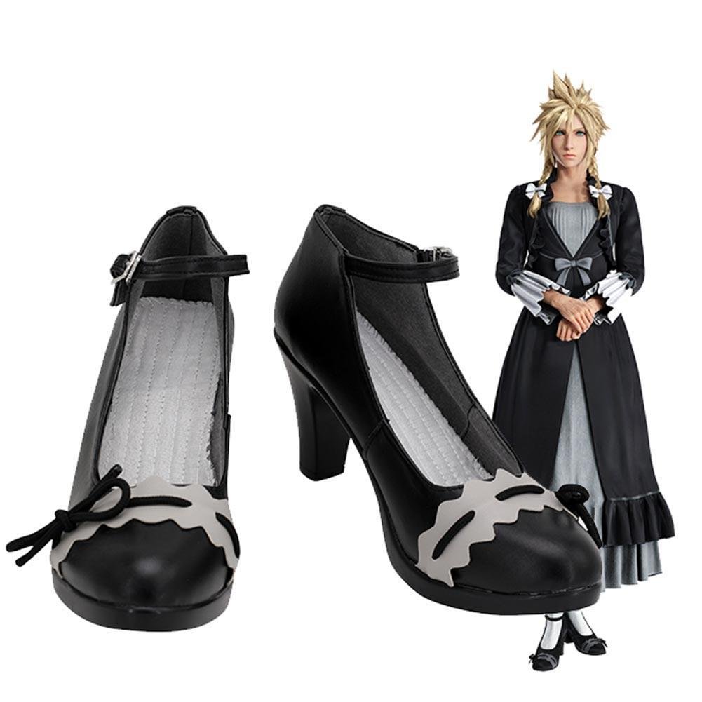 final fantasy vii remake cloud strife boots halloween Cosplay Shoes Boots
