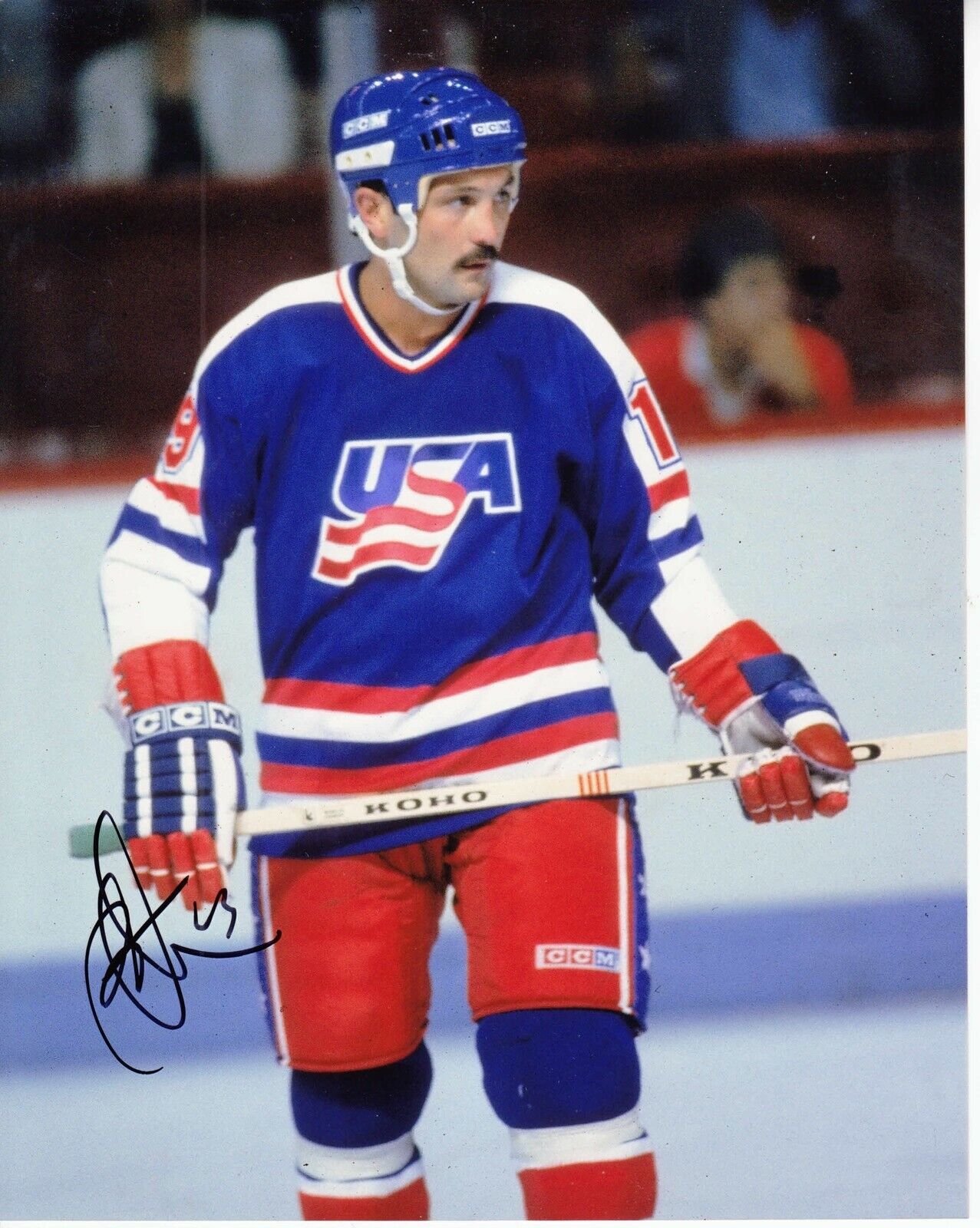 Bryan Trottier #0 8x10 Signed Photo Poster painting w/ COA Team USA 033119