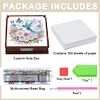 (US Local)Wooden 5D Diamond Painting Kit Note Box DIY Diamond Art Notepad Box (Bird)