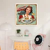 Retro Billboard-11CT Stamped Cross Stitch 40*40cm/15.75*15.75in tapestrymarket