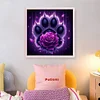 Paw Rose-11CT Stamped Cross Stitch 40*40cm