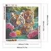 (40*40cm)Tigers - Full Round Drill Diamond Painting