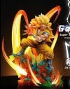 1/6 & 1/4 Scale Super Saiyan 3 Kamekameha Son Goku with LED - Dragon Ball Resin Statue - JW Studio