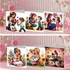 6pcs Diamond Painting Mothers Day Greeting Card with Envelope for Family Friends Holiday Gift Congratulations