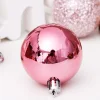 30PCS Christmas Tree 6CM Pink Hanging Decor Balls
