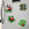 6Pcs Marienk&auml;fer - 5d DIY Handwerk Aufkleber Magnet