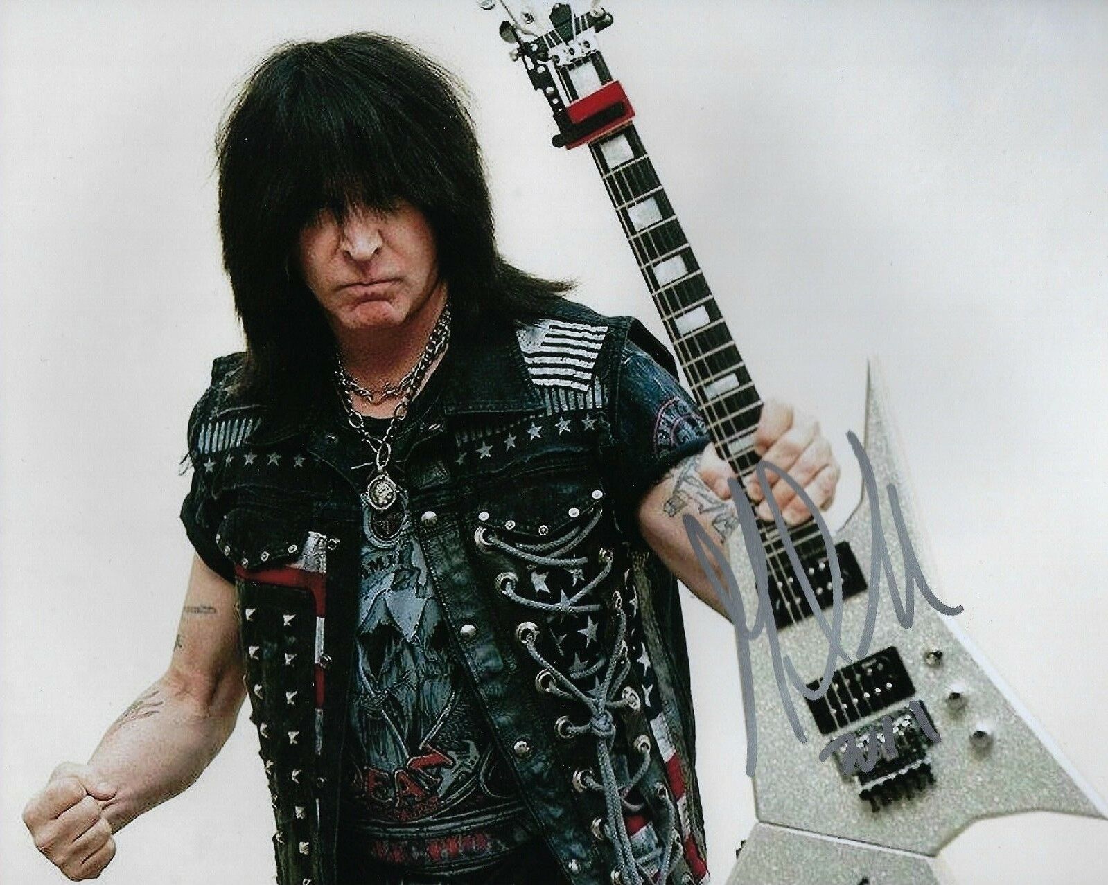 GFA Nitro Band Guitarist * MICHAEL ANGELO BATIO * Signed 8x10 Photo Poster painting PROOF M3 COA