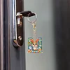 (US Only)PET Double Sided Special Shaped Easter Alphabet DIY Diamond Painting Keychain
