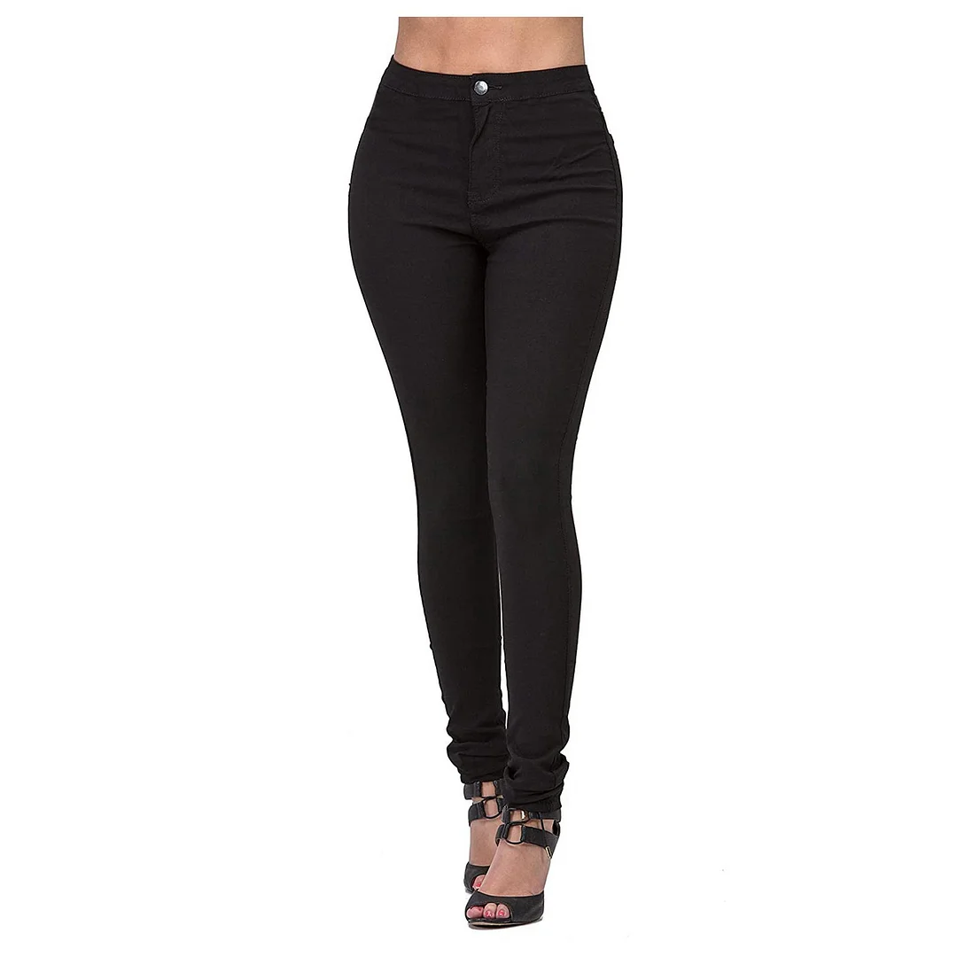 Pongl Classic Basic Stretch Slim Multi-Color Jeans Woman