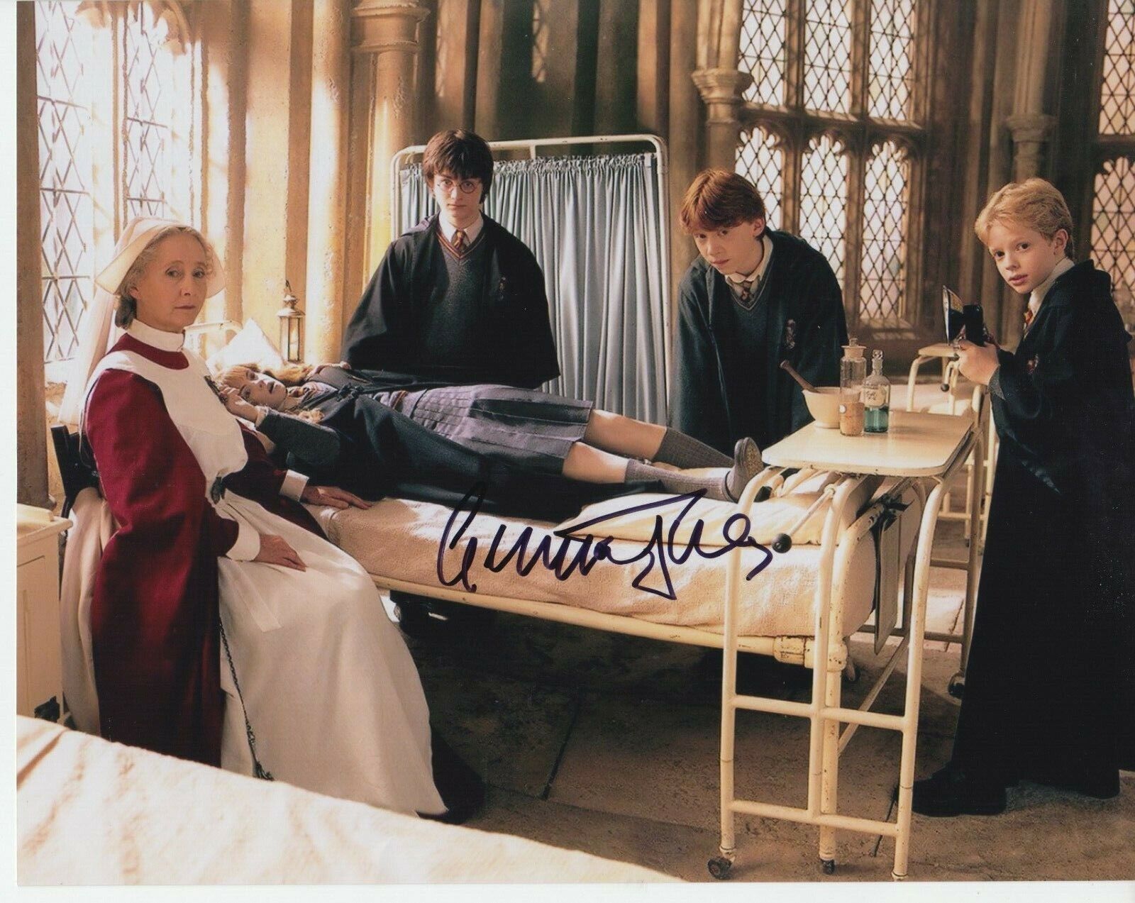 Gemma Jones (Harry Potter) 8x10 Signed Photo Poster painting w/ COA Actress #1