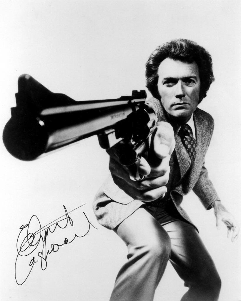 CLINT EASTWOOD SIGNED AUTOGRAPHED 10 X 8