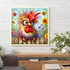 Peinture diamant coq-perce-rond coq-30*30cm