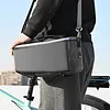 Bike Trunk Bag Bicycle Rear Seat Bag Water Resistant Reflective Cycling Pannier Large Capacity Multi-Functional MTB Tail Bags for Safety Night Cycling Accessories