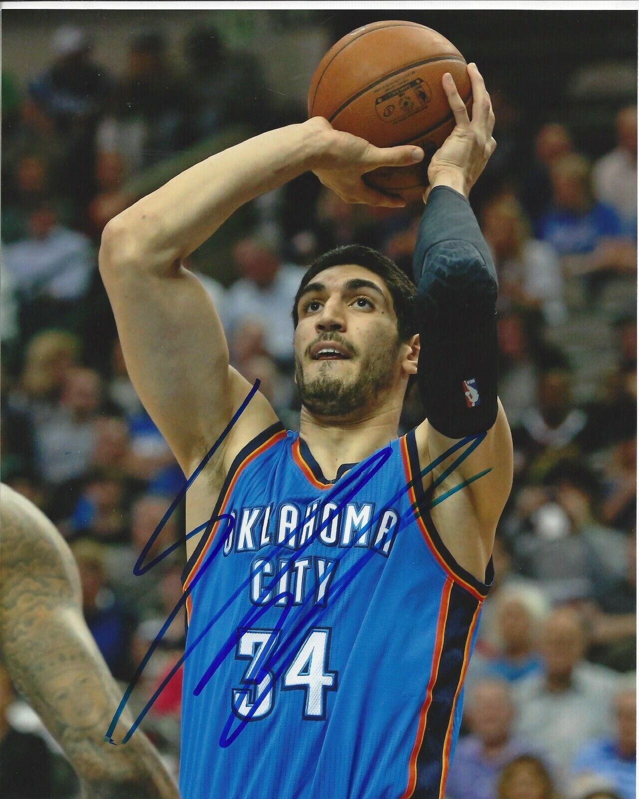 Enes Kanter Autographed 8x10 Oklahoma City ThunderA898