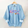 Unisex Halloween Ghost Neon Printed Sweatshirt