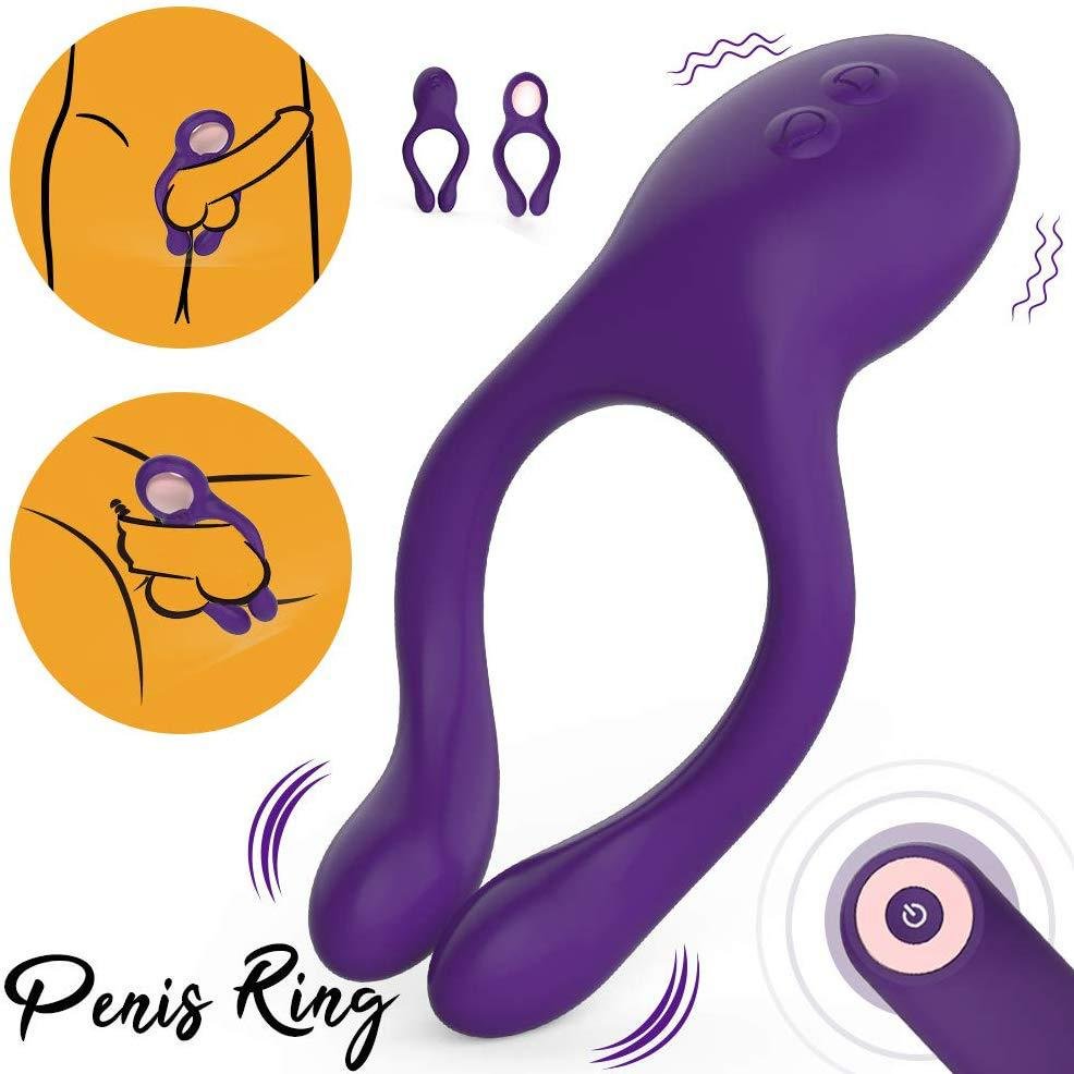 Men's Sperm Lock Ring with Remote Control Vibration