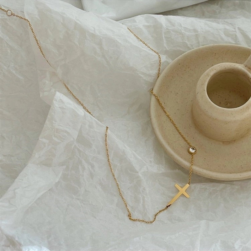 Elegant Animal Star Heart Shape Titanium Steel Rhinestones Plating Inlay Pendant Necklace