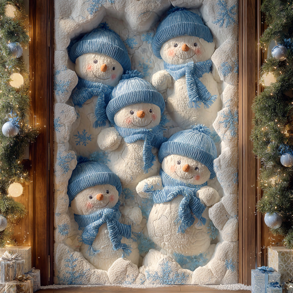 Snowman Cozy Days Quilted Door Cover NCU0TD1505