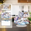 DIY Cloud Unicorn Diamond Painting Single-sided Desktop Ornaments