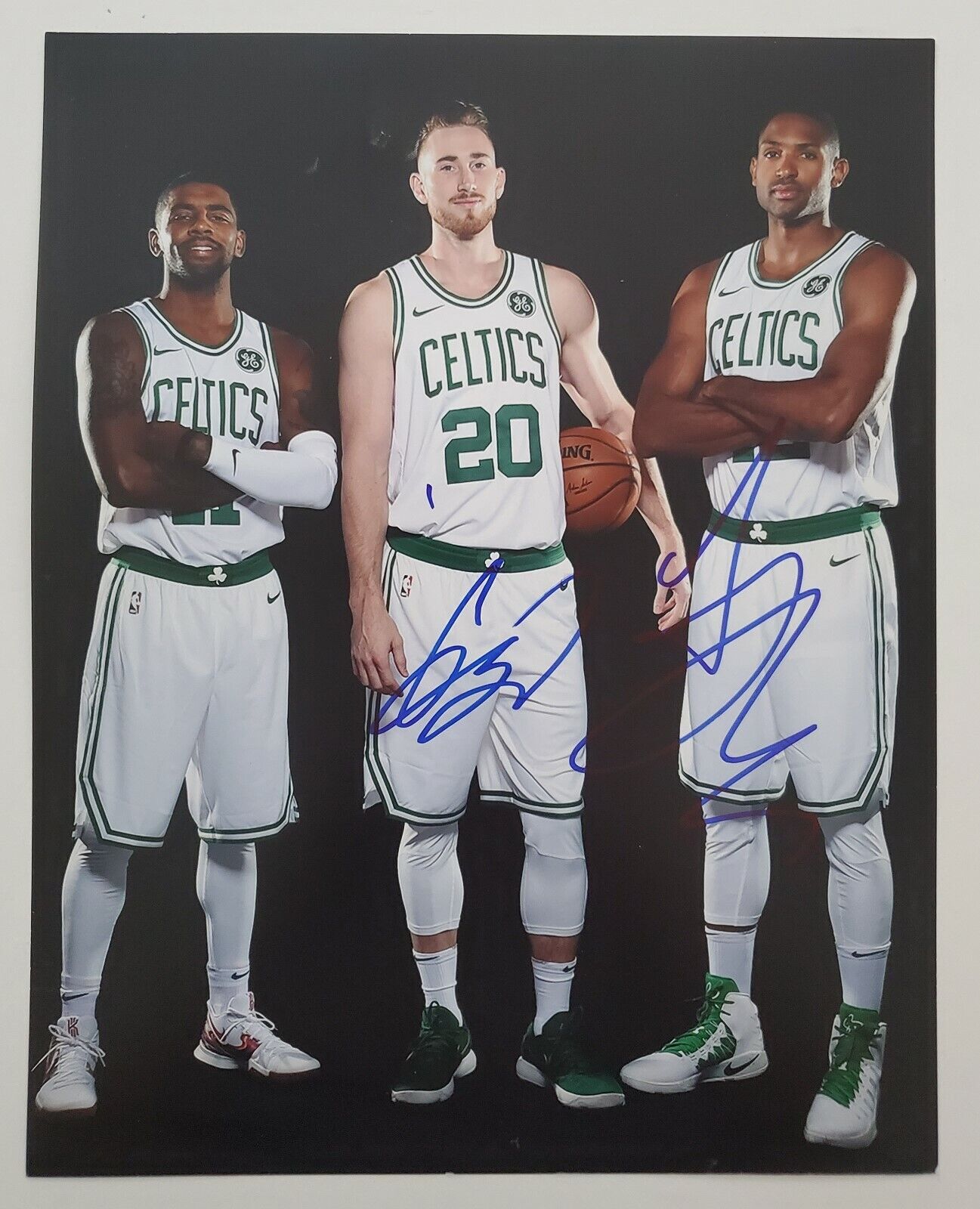 Gordon Hayward & Al Horford Signed 11x14 Photo Poster painting Boston Celtics NBA Autograph RAD