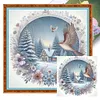 Garland Cottage-11CT Stamped Cross Stitch 40*40cm/15.75*15.75in tapestrymarket