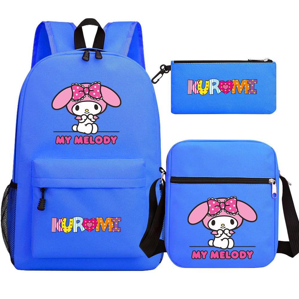 Mayoulove Kuromi Backpack Lightweight Design with Fun Characters for School and Outdoor Activities-Mayoulove
