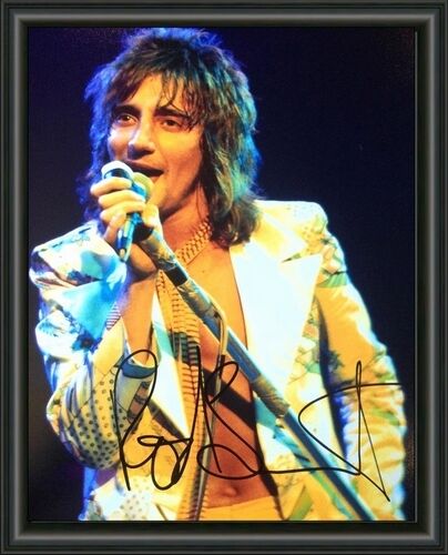 Rod Stewart - PIC 1 - A4 SIGNED AUTOGRAPHED Photo Poster painting POSTER  POSTAGE