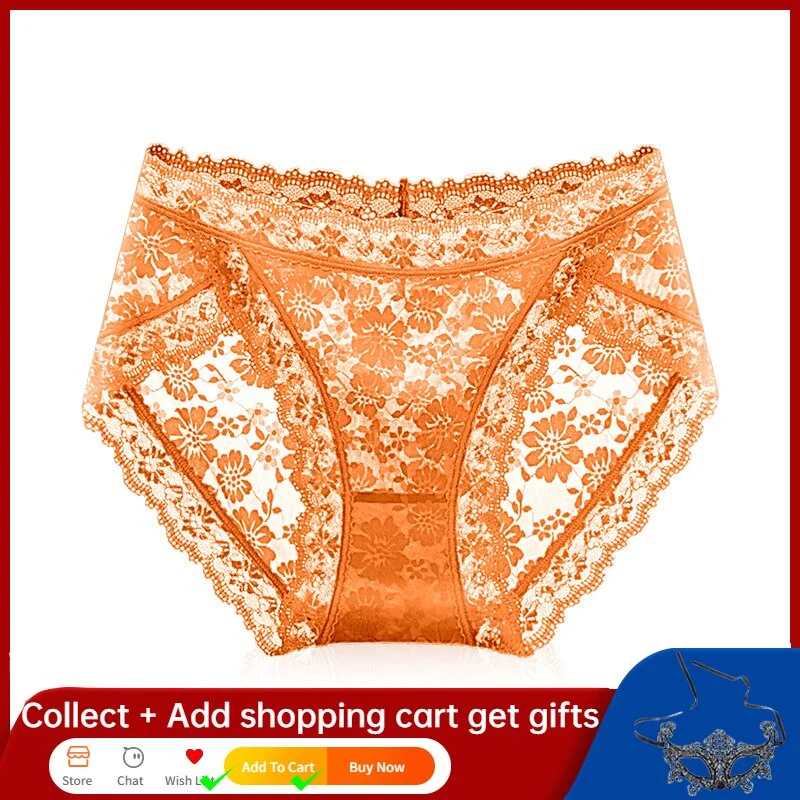 Meet'r Women Panties Sexy Seamless Underpant Low-Rise Lace Underwear Lingerie High Quality Breathable G String Briefs Intimates
