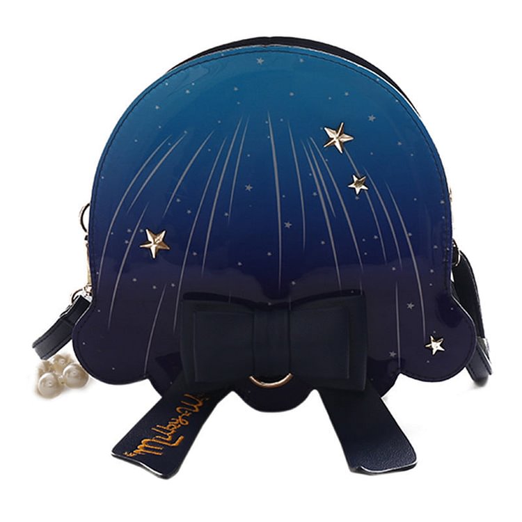 Bowknot Star Blue Shoulder Bag SP1710479