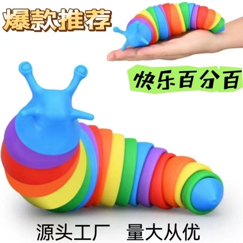 2022 Cross-border Hot Caterpillar Nasal Trichomonas Decompression Educational Toy