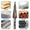 M35 HSS-Co Cobalt Step Drill Bit 3-13mm 1/4 Inch Hex Spiral Groove Ladder Drill