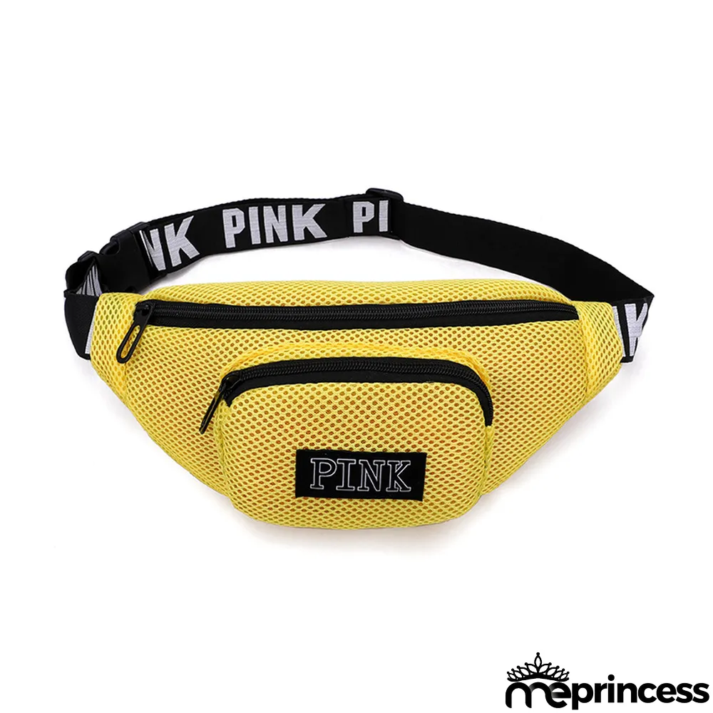 PINK Letter Sports Waist Bags